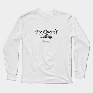 Oxford Queen's College Medieval University Long Sleeve T-Shirt